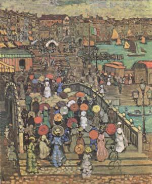 Maurice Prendergast Ponte della Paglia in Venice (mk09